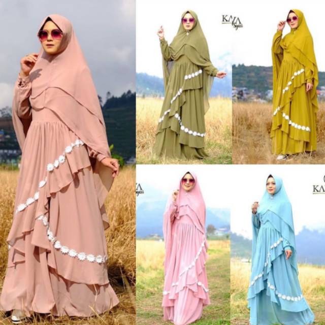 GAMIS SET SYAR'I - AYYUBIA SYARI ORIGINAL KANAYA