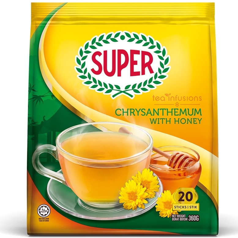 

SUPER Honeyed Chrysantemum Drink Instant (20 sachets) Instan Krisantenum Teh SUPER Chrysanthenum