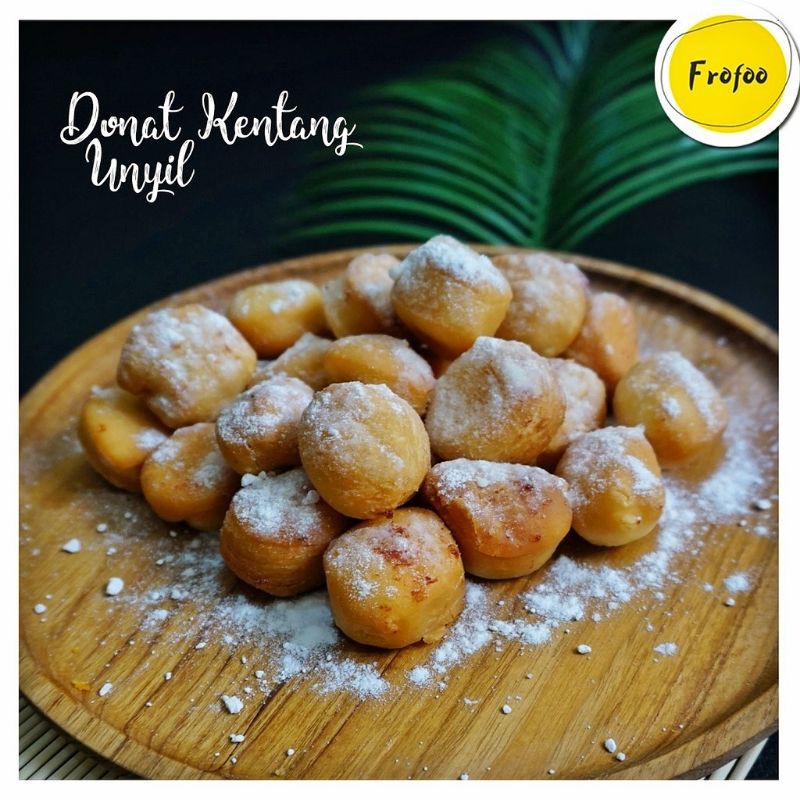 

Donat Kentang Unyil 50pcs Frofoo Halal Homemade Frozen Food