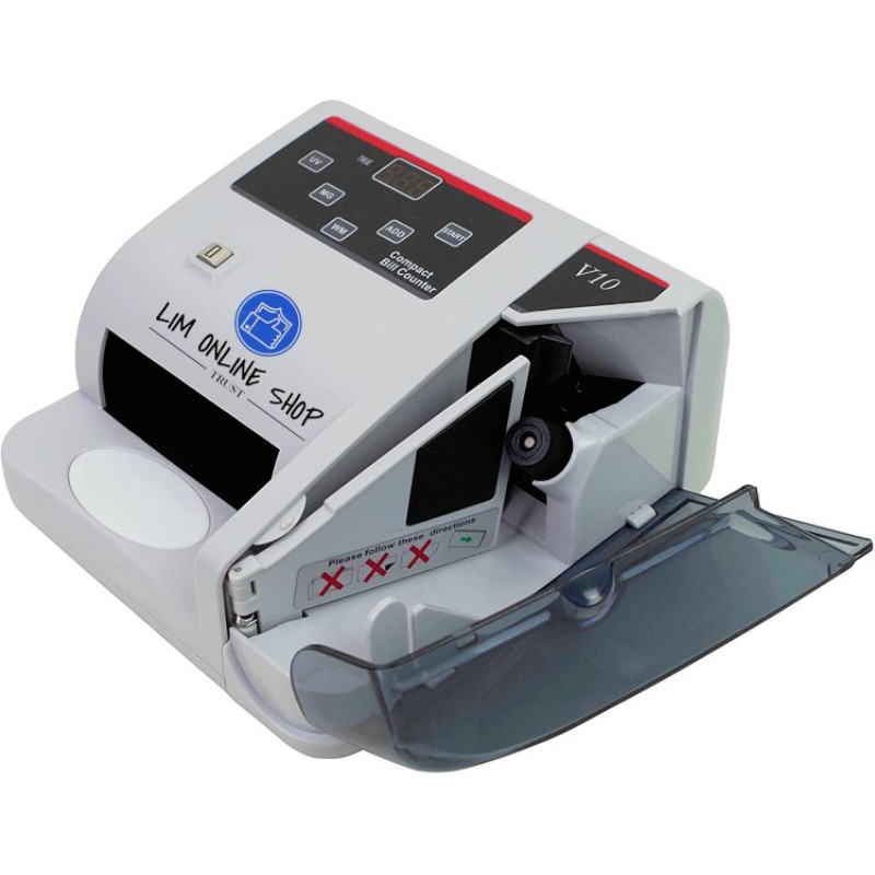 Alat Mesin Penghitung Deteksi Uang Palsu Money Counter V10 Ultraviolet Magnetic Portable Original