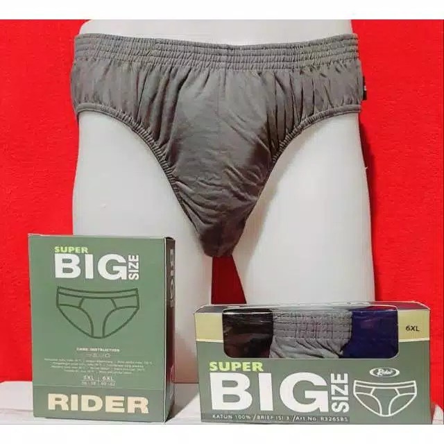 CELANA DALAM KOLOR SEMPAK PRIA BIG SIZE JUMBO 2XL - 6XL - 6XL