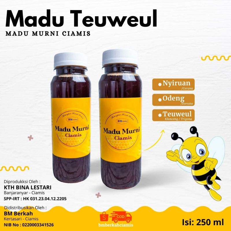 

MADU MURNI ASLI ORIGINAL KLANCENG BANJARANYAR CIAMIS 250ml