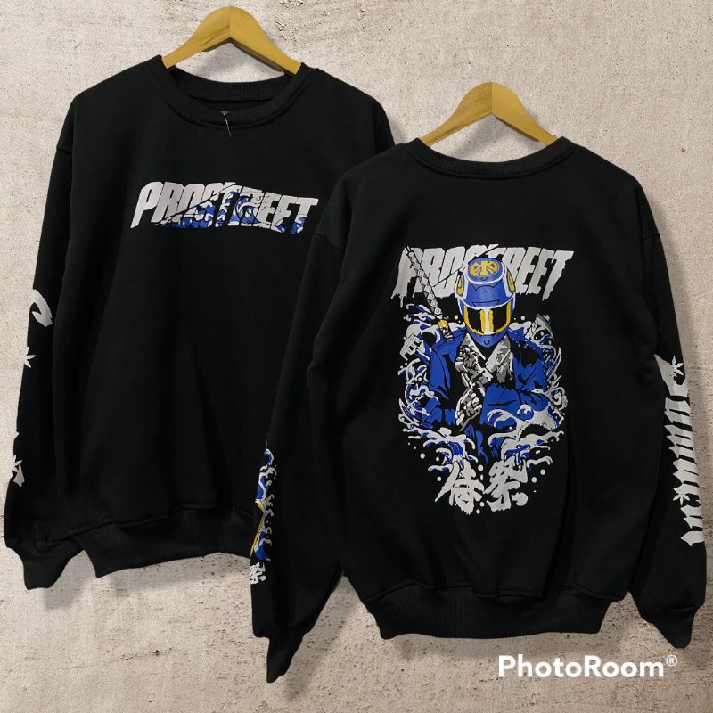 CREWNECK PRO STRET BLACK/ CREWNECK MURAH PRO STREET/ CREWNECK BLACK TERMURAH FULL SABLON