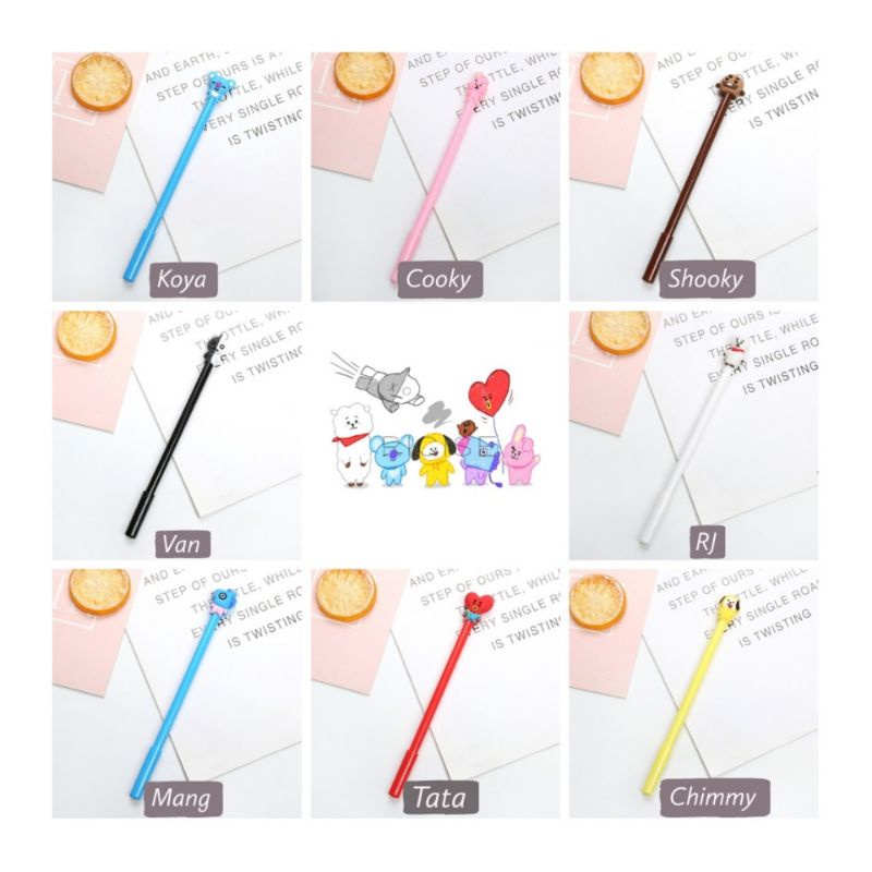 

Pulpen karakter lucu BT21