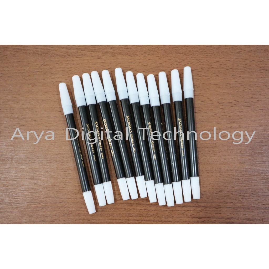 

Spidol Kecil Snowman Marker Pencil Warna Hitam Murah Bagus Original