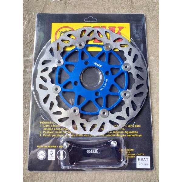 Piringan Cakram Disc 8.1 Racing Parts Disc Breake CNC Floting STANLESS 260mm Beat Vario 125 150 160 Scoopy Genio FOURSIX_46