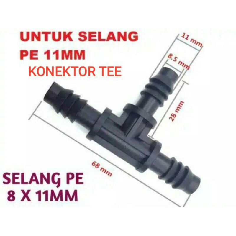 konektor uniring 10/16 / 10/20 / 10-4-10 / nepel /tee/ reducer tee/ joiner / cross / end plug dop