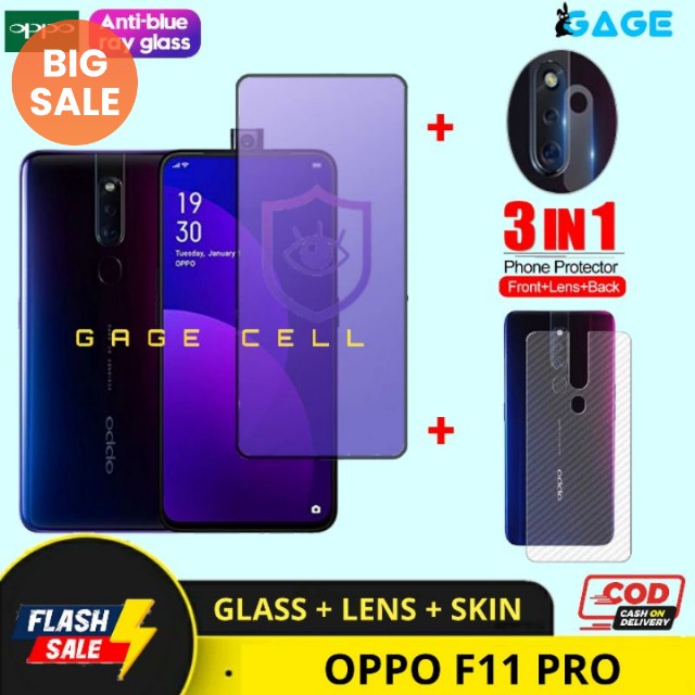 3IN1 PROMO Tempered Glass Anti Blue Light Full Layar Vivo S1 Pro Anti Gores Vivo S1pro Full Layar