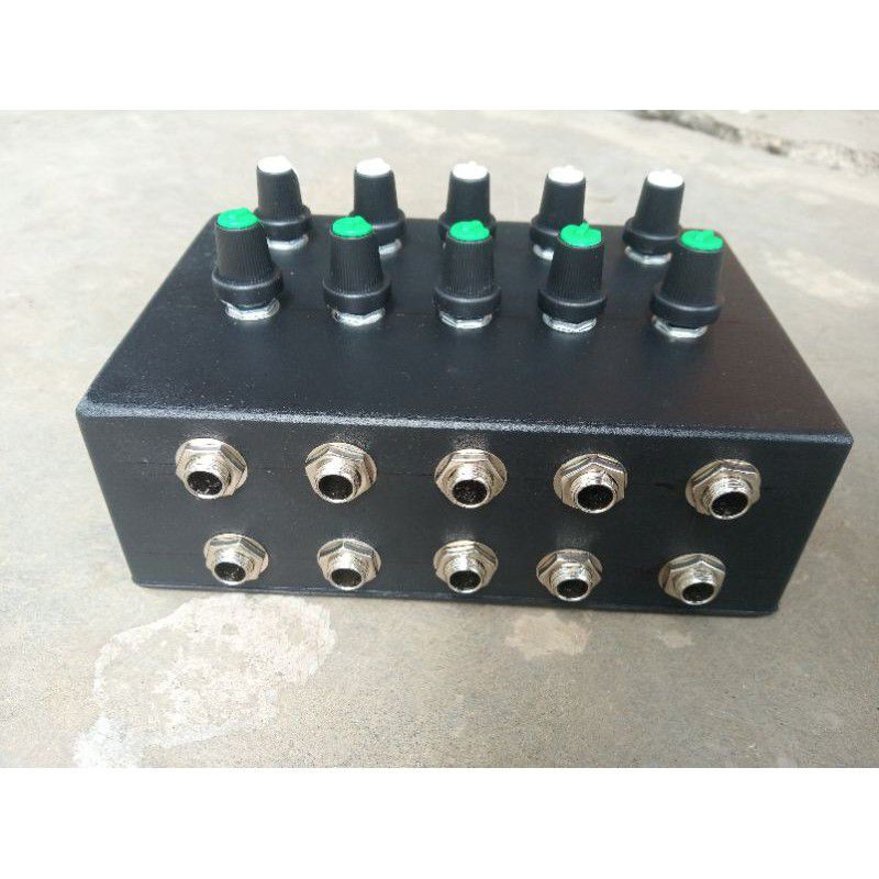 Pararel Mic Splitter Mic 6 - 10 In (Jek Mono ) SoundCard 6.5 mm to 6.5 mm Bayar ditempat COD