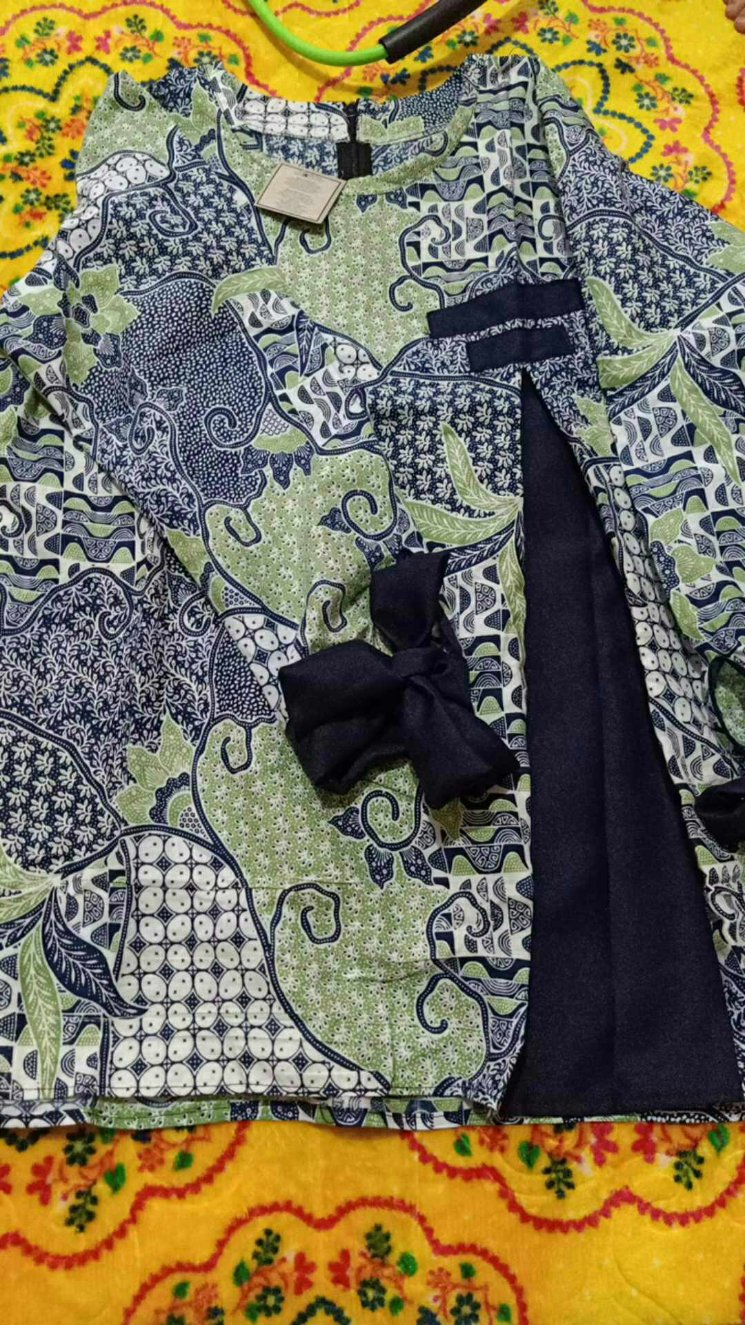 Atasan Batik Wanita Kerja Blouse Batik Kantor Batik Kombinasi Atasan Batik Pekalongan