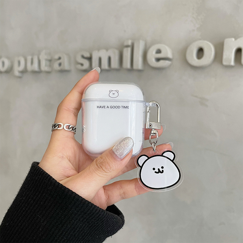 Case Motif Kartun Space Man Untuk Airpods 1 / 2 / Pro