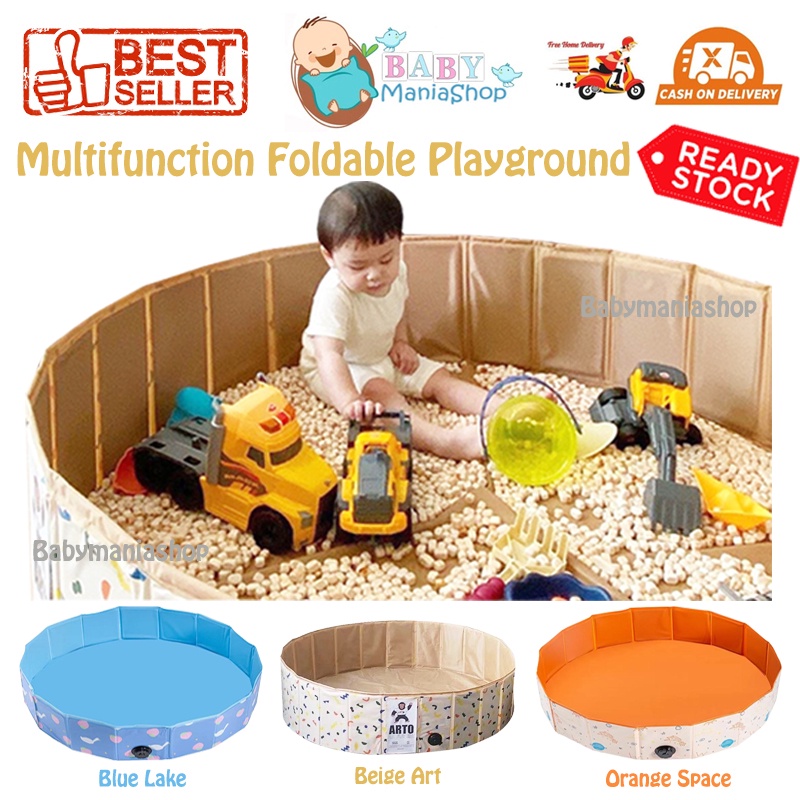 Foldable Playground Pool Playart Sensory Mat Kolam Renang Mandi Bola Bayi Sensori Anak ala Jigu Mat