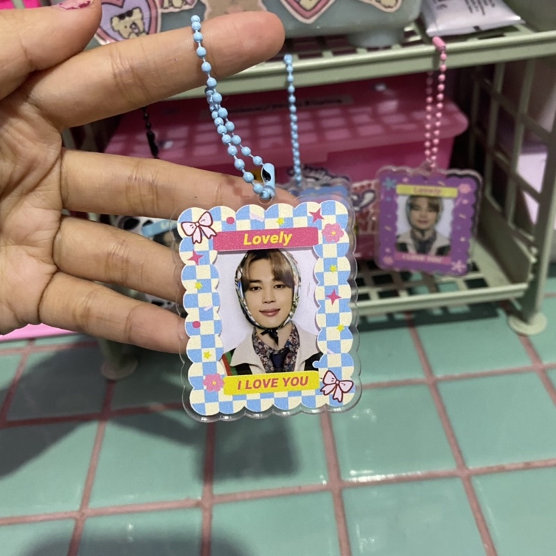 (itspico) Acrylic photo frame cute Keyring