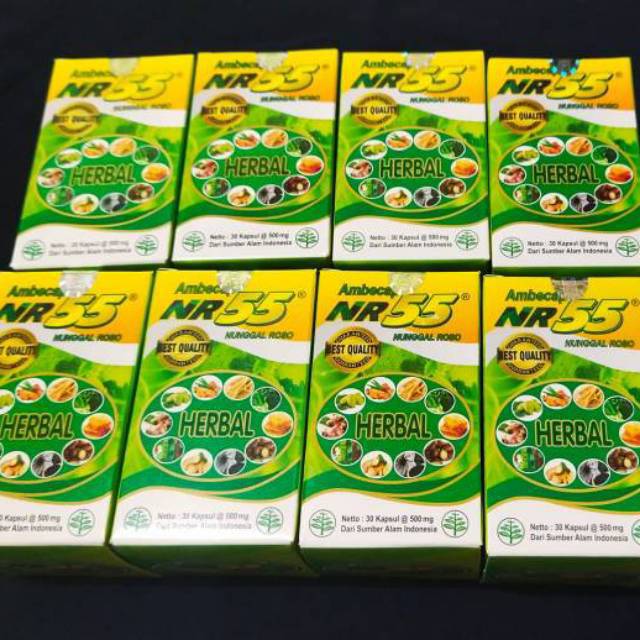 [ BAYAR DI TEMPAT ] [COD] AMBECAP NR55 ORIGINAL HERBAL ambecap original NR 55 nunggal roso