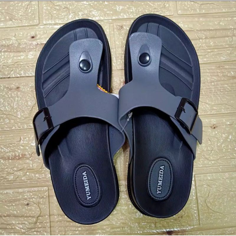 SANDAL PRIA JEPIT PRIA YUMEIDA  / SANDAL PRIA TERBARU BAHAN 100 % KARET/SANDAL JEPIT YUMEIDA