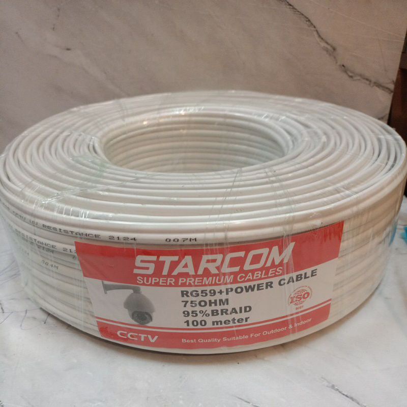 KABEL CCTV STARCOM RG59 + POWER 100M