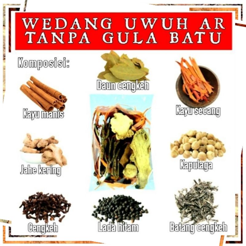 WEDANG UWUH AR TANPA GULA BATU