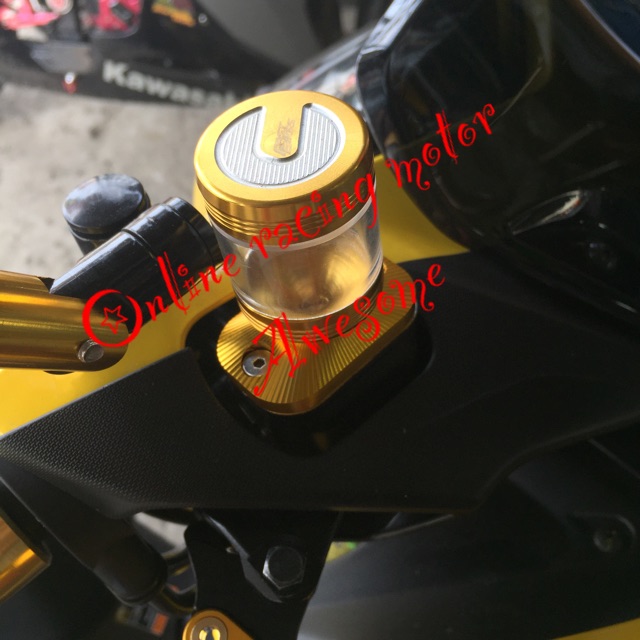 Tutup master rem fastbikes model stempel transparan variasi universal pemakaian semua motor