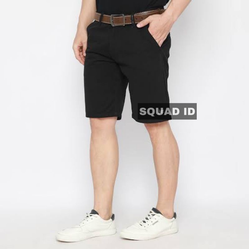 Celana pendek chinos shortpant pria original SQUAD ID varian warna lengkap