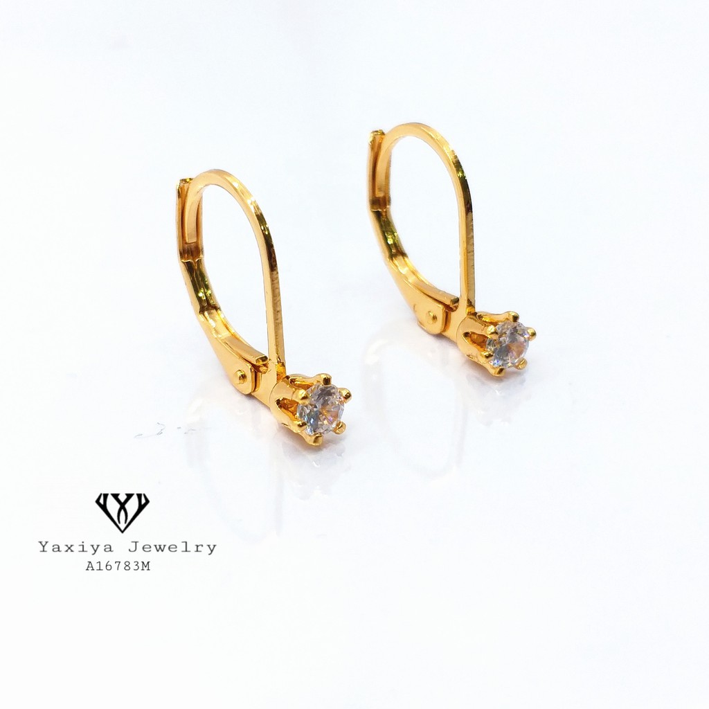 

Anting Desi Perhiasan imitasi lapis emas 18K Yaxiya Jewelry 082