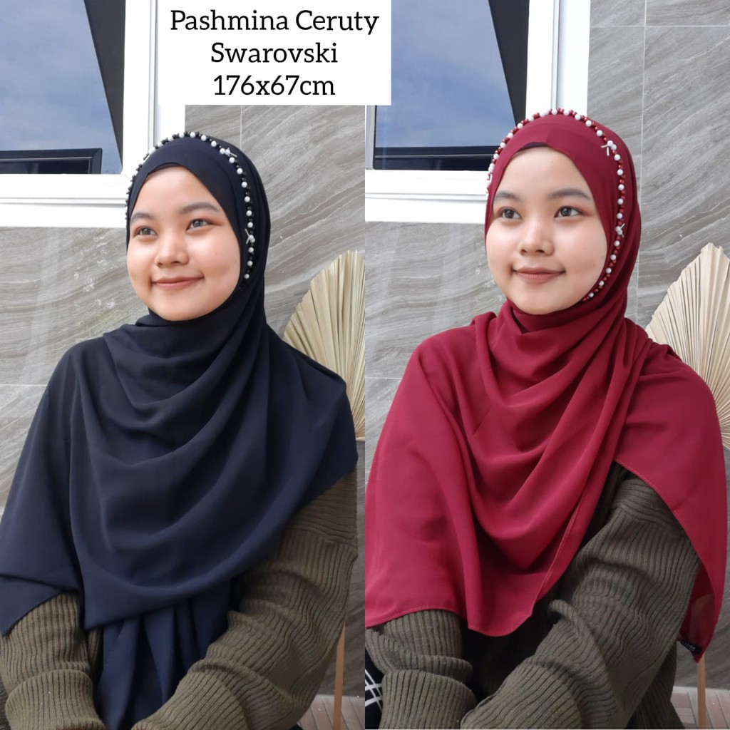 Pashmina Ceruty Swarovski/ Pashmina Ceruty Babydoll