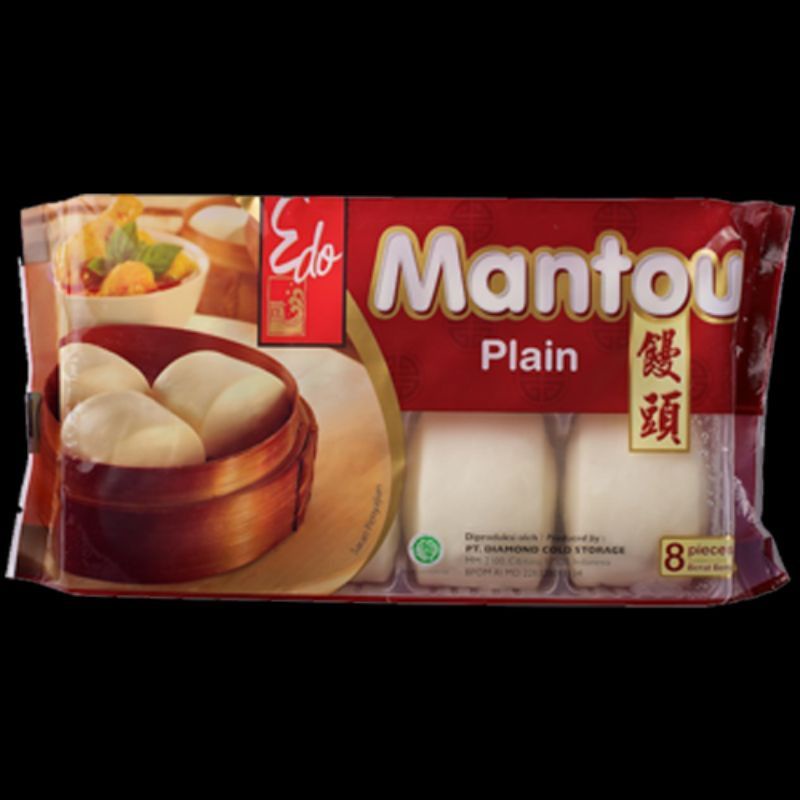 

Edo Mantou Plain / Mantou Original / Bakpao Original | Berat Bersih 320gr