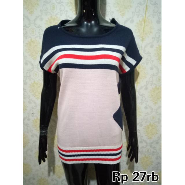 Jual Rugi Blouse Rajut