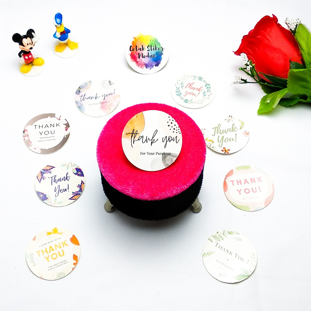 

CETAK STIKER THANK YOU PACKAGING BULAT (FREE CUTTING)