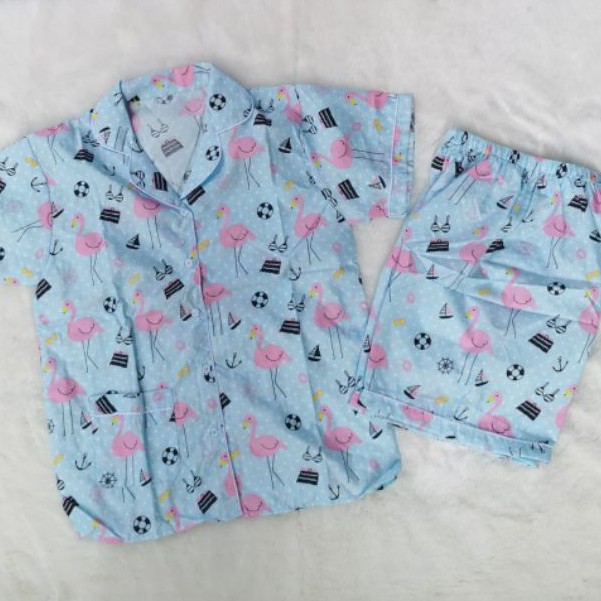 SETELAN BAJU TIDUR HOTPANT DEWASA