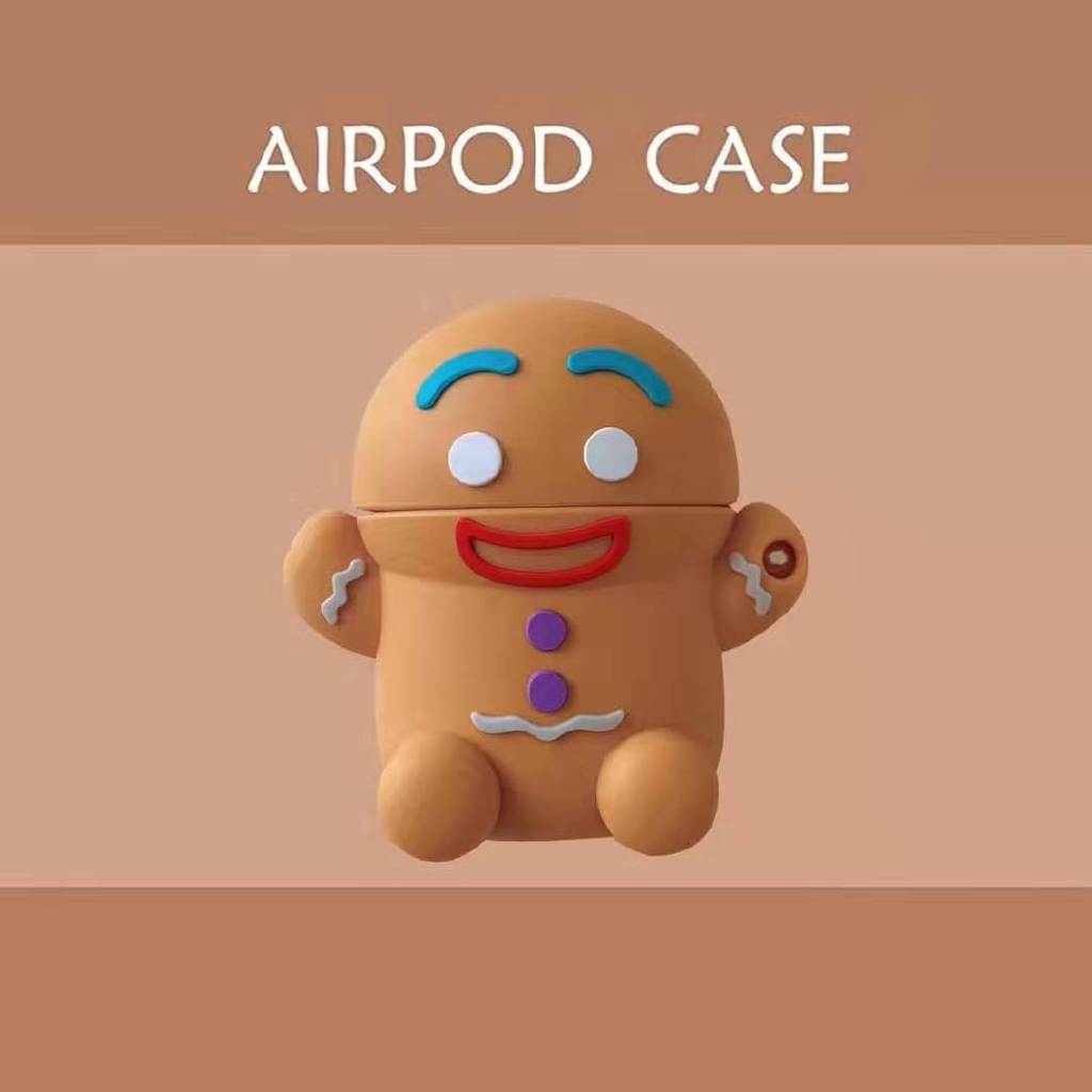 Airpod 1 2 Apple Bluetooth Model Kartun Jahe Lucu