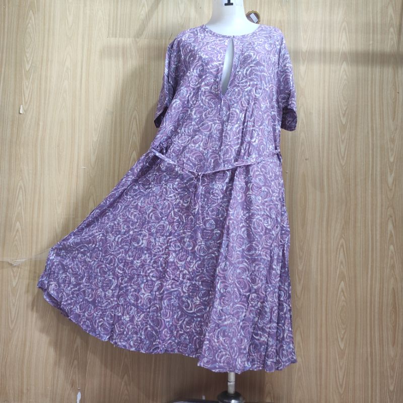 Batik Qonita Daster Rosita Saku Sleting Motif Halus 2-Motif 7