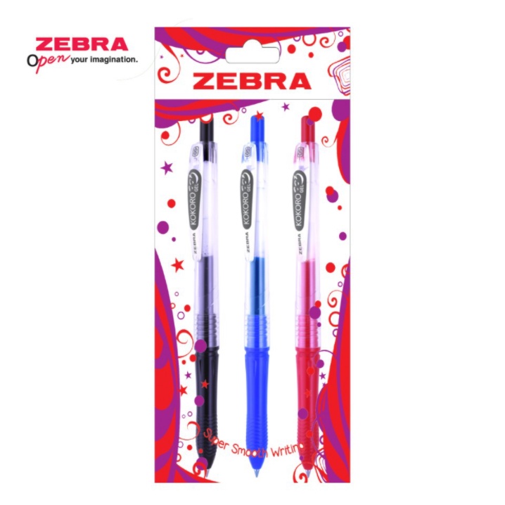 

Zebra Pulpen Gel KOKORO set 3/pulpen kokoro set 3 Mix