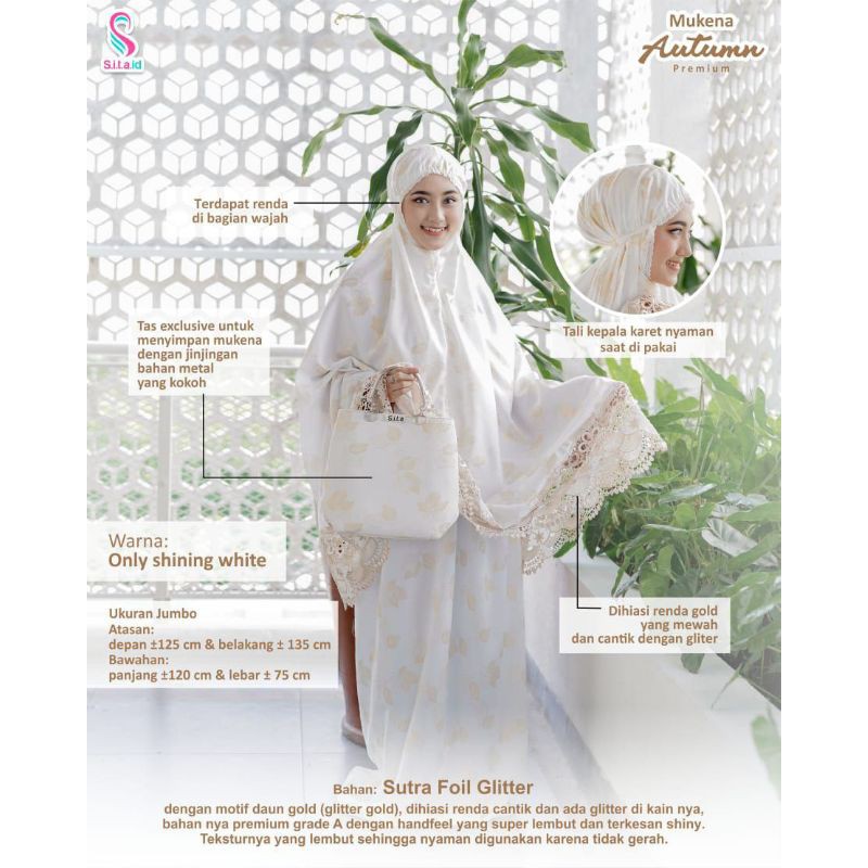 MUKENA AUTUMN ORI  BRAND SITA.ID