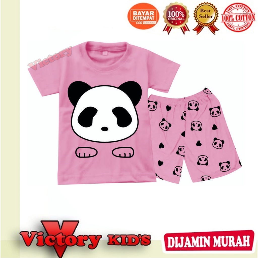setelan tangan pendek anak laki-laki/perempuan 1 -10 tahun