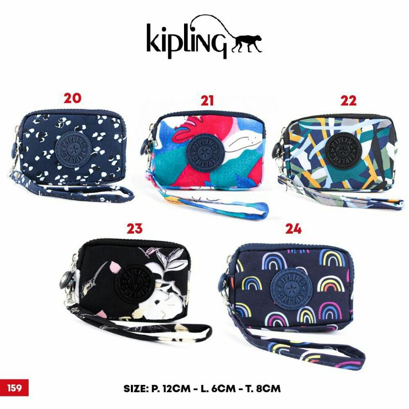 dompet koin mini resleting 3 kipling/dompet koin wanita