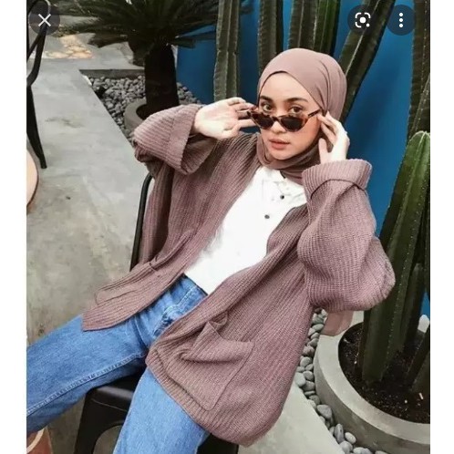 TERMURAH!!! LAVELA/LOCCY CARDIGAN OVERSIZE - cardigan rajut wanita - cardigan oversize