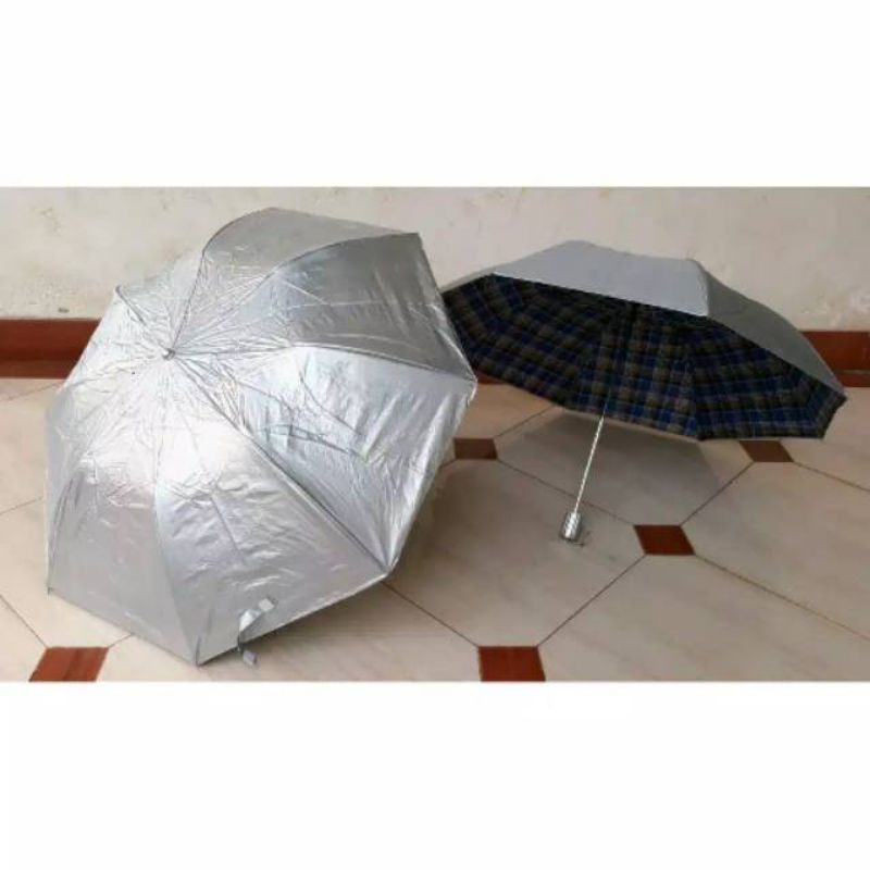 Payung Lipat 2 Silver