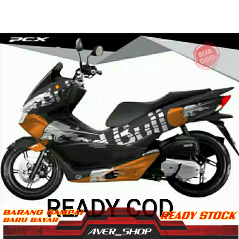 Decal pcx 150 full body Striping motor pcx variasi Sticker motor Stiker pcx 150 full variasi