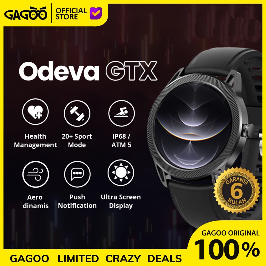 Smartwatch ODEVA GTX [ORIGINAL] Smart Watch Oximeter & thermometer