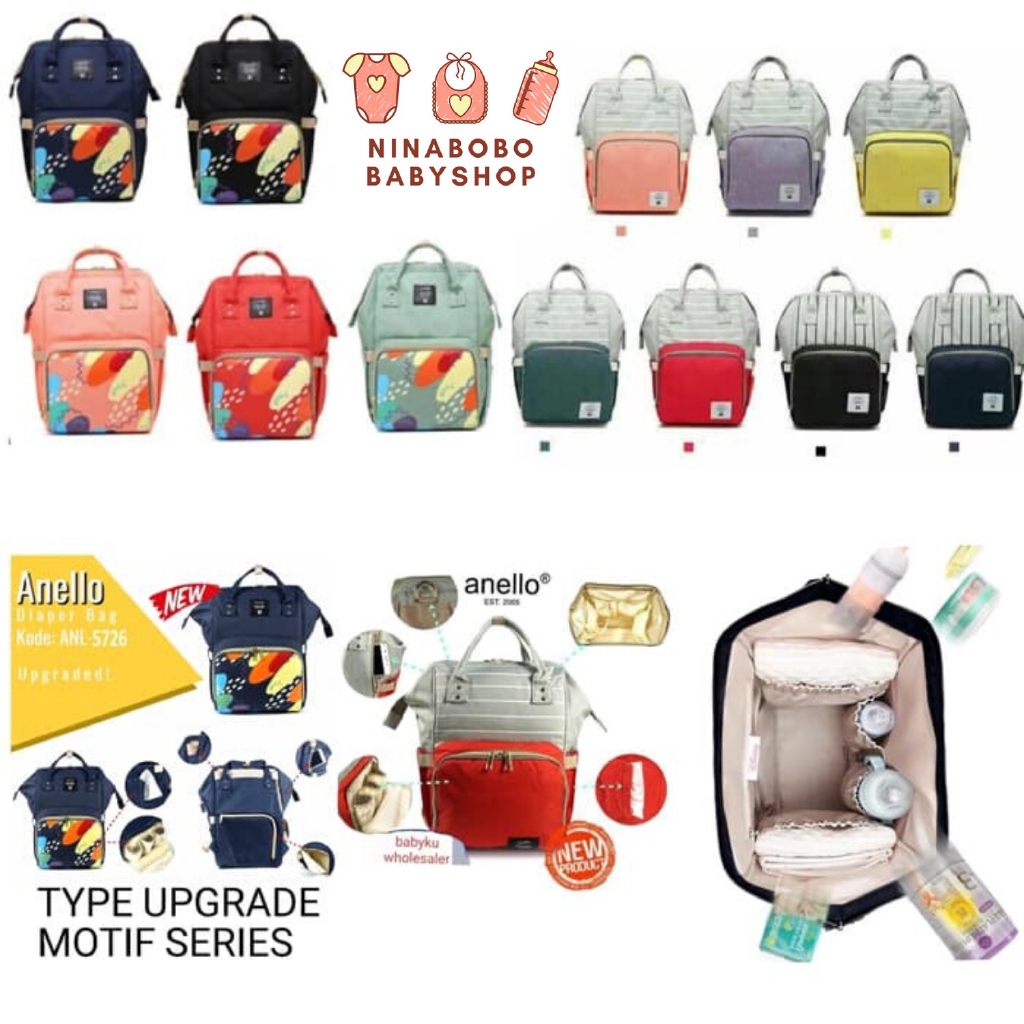 Anello diaper bag / tas perlengkapan bayi anello ransel / anello bag