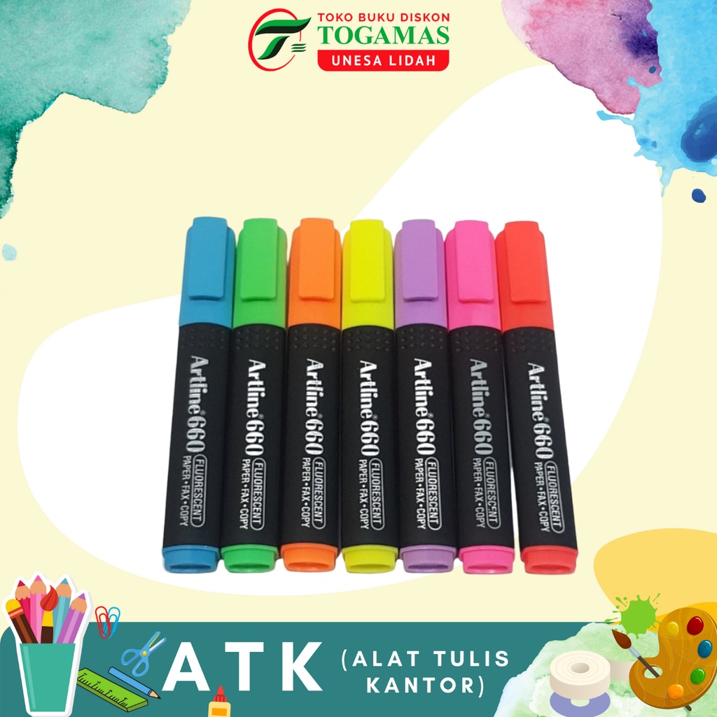 

STABILLO EK-660 FLUORESCENT ARTLINE WARNA / READY STOCK