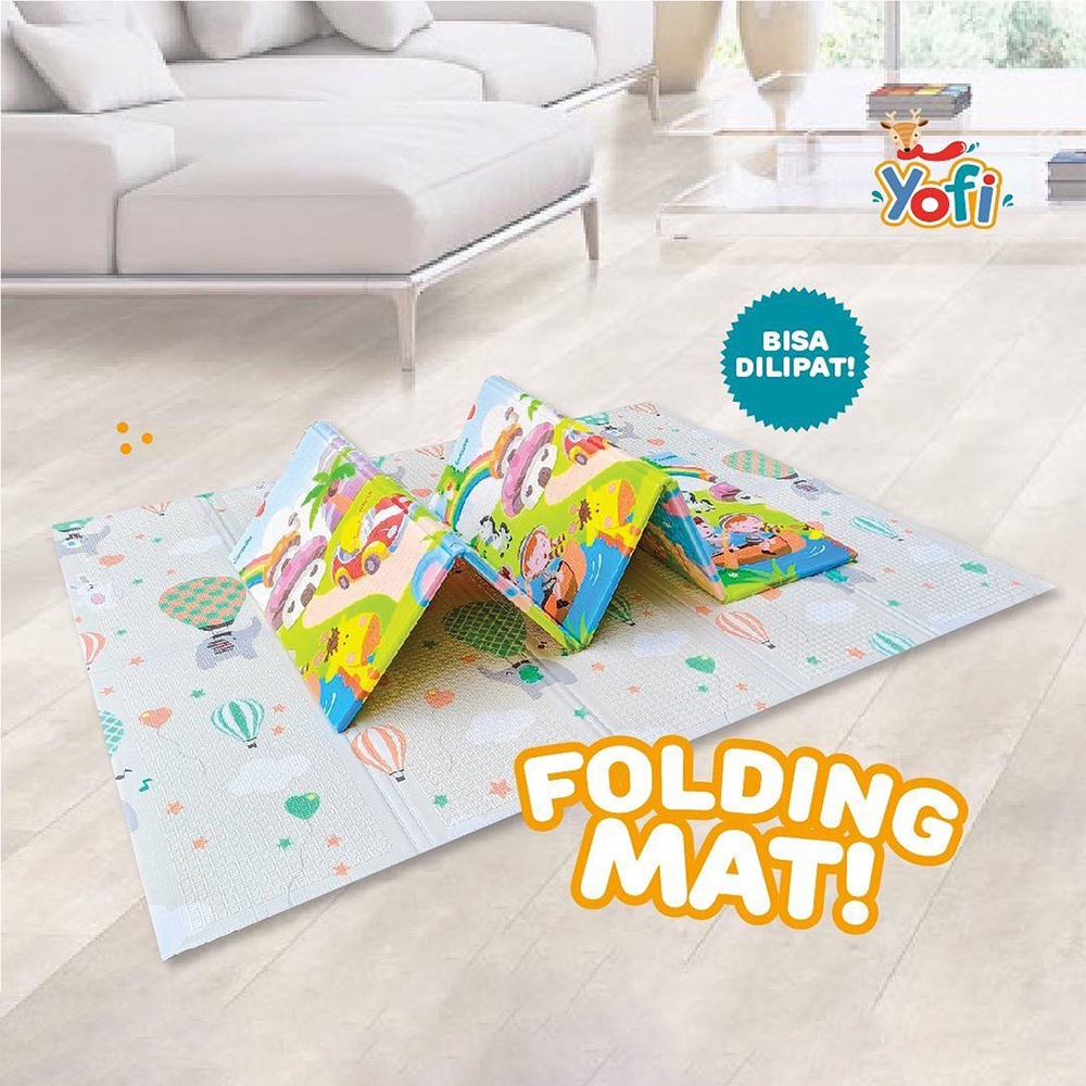 Yofi Playmate Folding Mat L - Matras Lipat Anak 200x160 cm