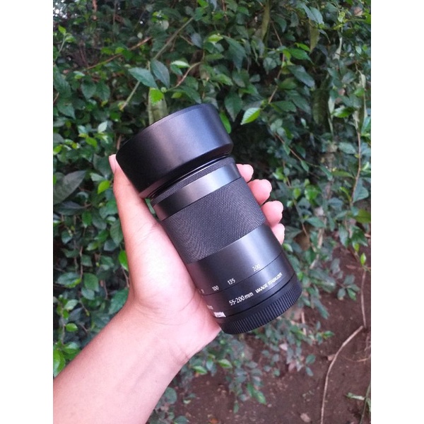 LENSA CANON TELE 55-200 MM IS STM TO EOS M/M2/M3/M5/M6/M10/M100/M200/M50