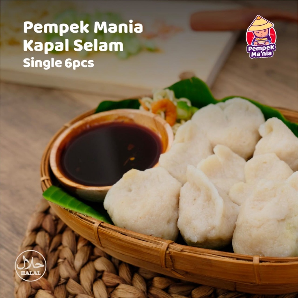 

Pempek Mania Kapal Selam Single Pack 6 pcs