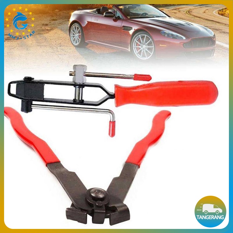 【2 pcs】Tang Crimper Cv Joint Boot Clamp/Car ATV Auto CV Joint Banding Clamp Tool/Cv Joint Boot Clamp Pliers Car Banding Hand Tool Kit