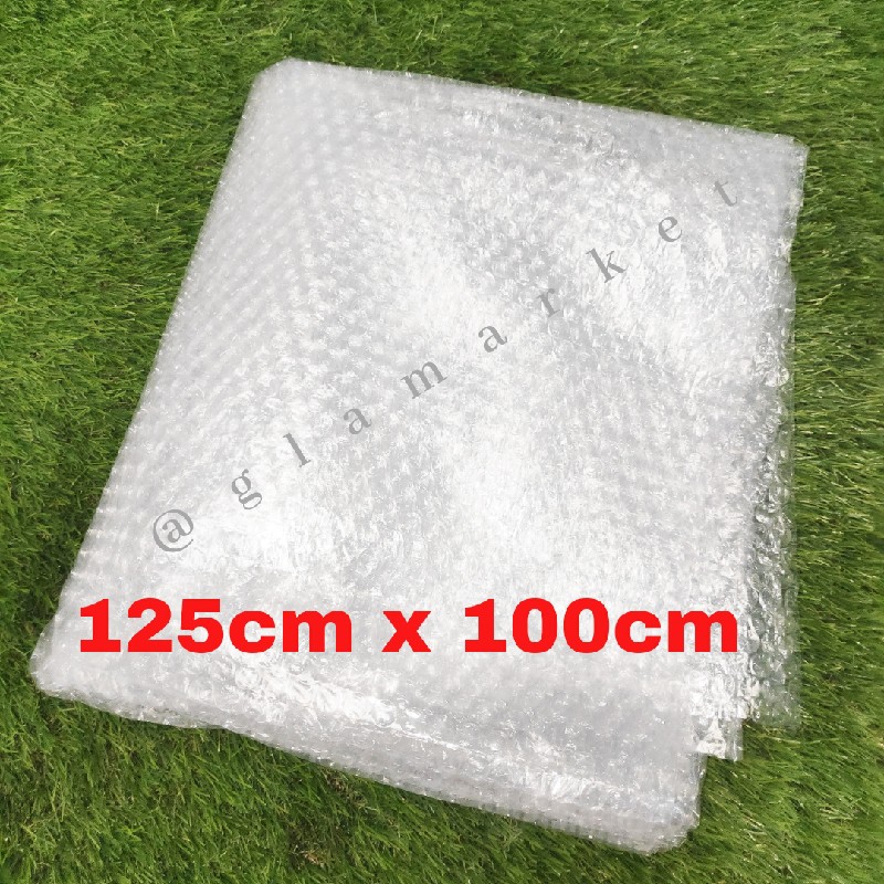 

(DIJAMIN TEBAL) BUBBLE WRAP Meteran Kecil ukuran 125 CM x 1 M untuk Online Shop