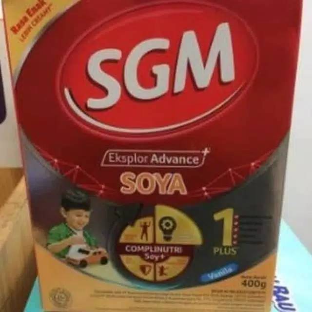 sgm soya 1+ vanilla 400 gram / elshopp20