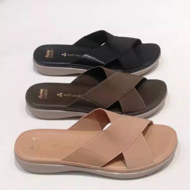  Sandal  BATA  Comfit Original model selop  bahan sintetis 