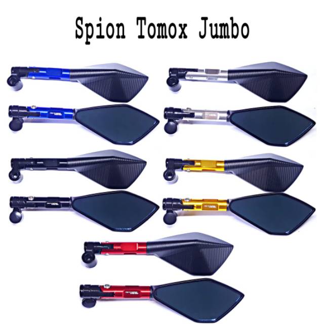 kaca spion cermin tomox besar cnc universal beat vario 125 dan 150 nmax aerok pcx R15 R25 cbr cb 150