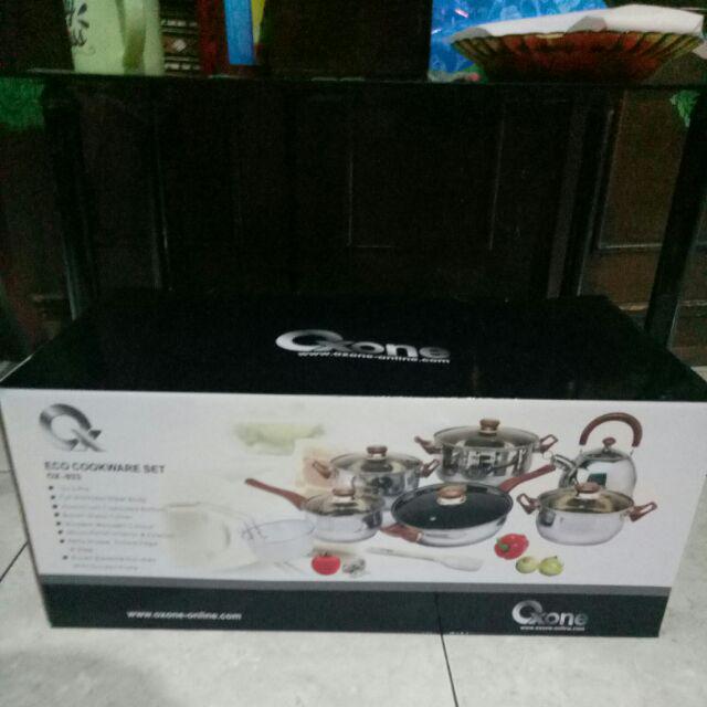 Home-klik Oxone Eco Cookware Ox-933 Set Panci - Cokelat